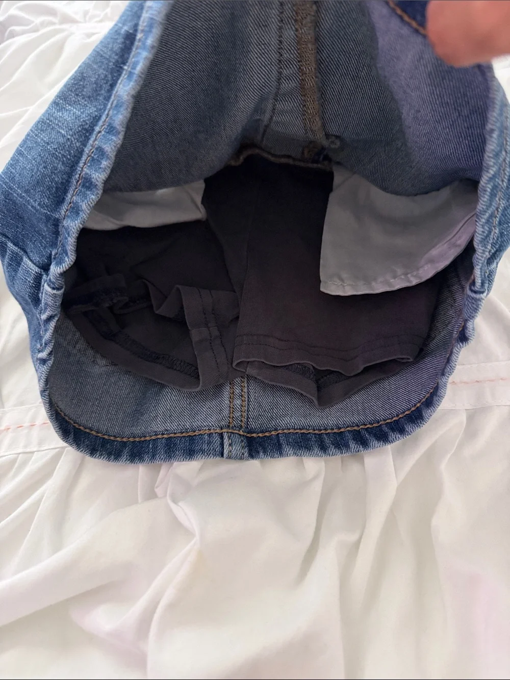 The Children's Place Dark Blue Denim Skort